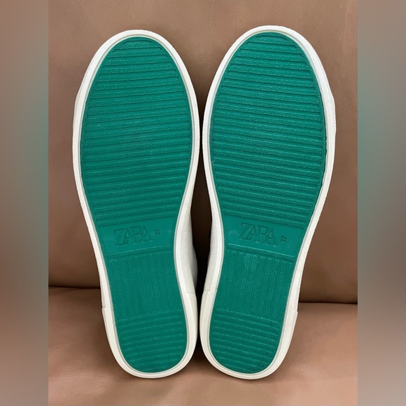 New Zara Animal Print Trim Sneakers
Size: 6-1/2 * Color: White - Picture 5 of 5